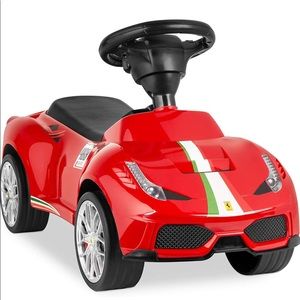 NEW Ferrari 458 Ride On Push Car w/ Steering Wheel